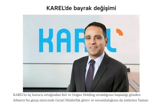 Marketing Türkiye - 19.03.2024 - Karel'de Bayrak Değişimi