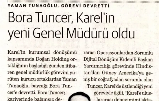 NB Ekonomi - 19.03.2024 - Bora Tuncer, Karel'in Yeni Genel Müdürü Oldu