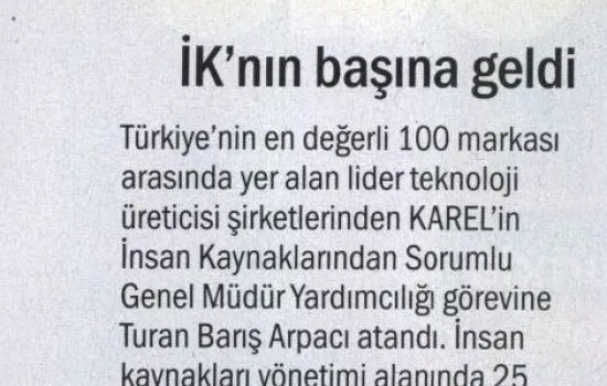 İŞ'te İz Bırakanlar Karel